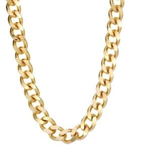Chunky Gold Cuban Link Necklace